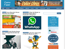 Tablet Screenshot of comofazer.com.br