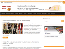 Tablet Screenshot of comofazer.etc.br