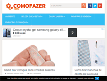 Tablet Screenshot of comofazer.org